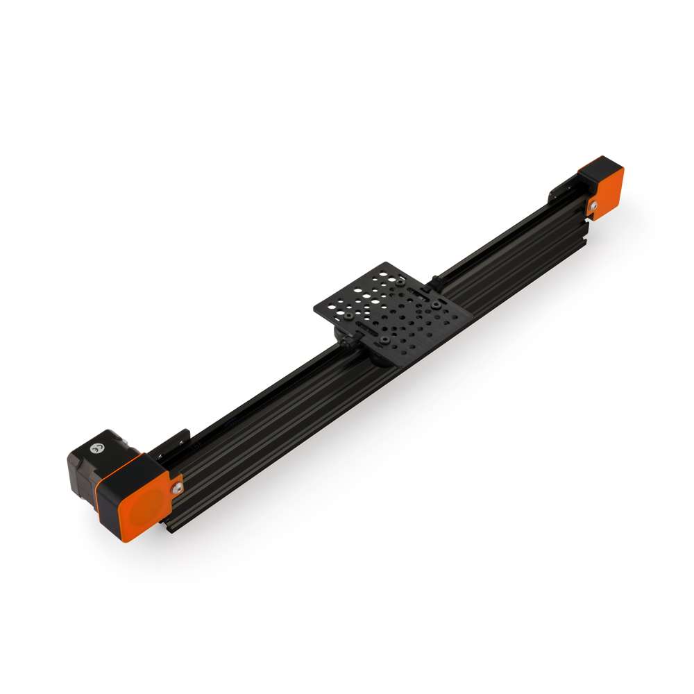 1 x Belt Drive Actuator - NEMA17 - 20x60mm - 1000mm - Black - V-Slot Gantry Plate - Medium