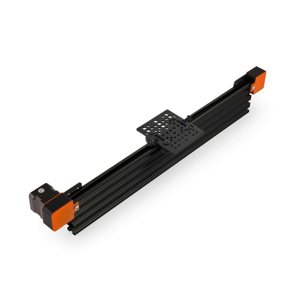 1 x Belt Drive Actuator - NEMA17 - 20x80mm - 2000mm - Black - V-Slot Gantry Plate - Medium