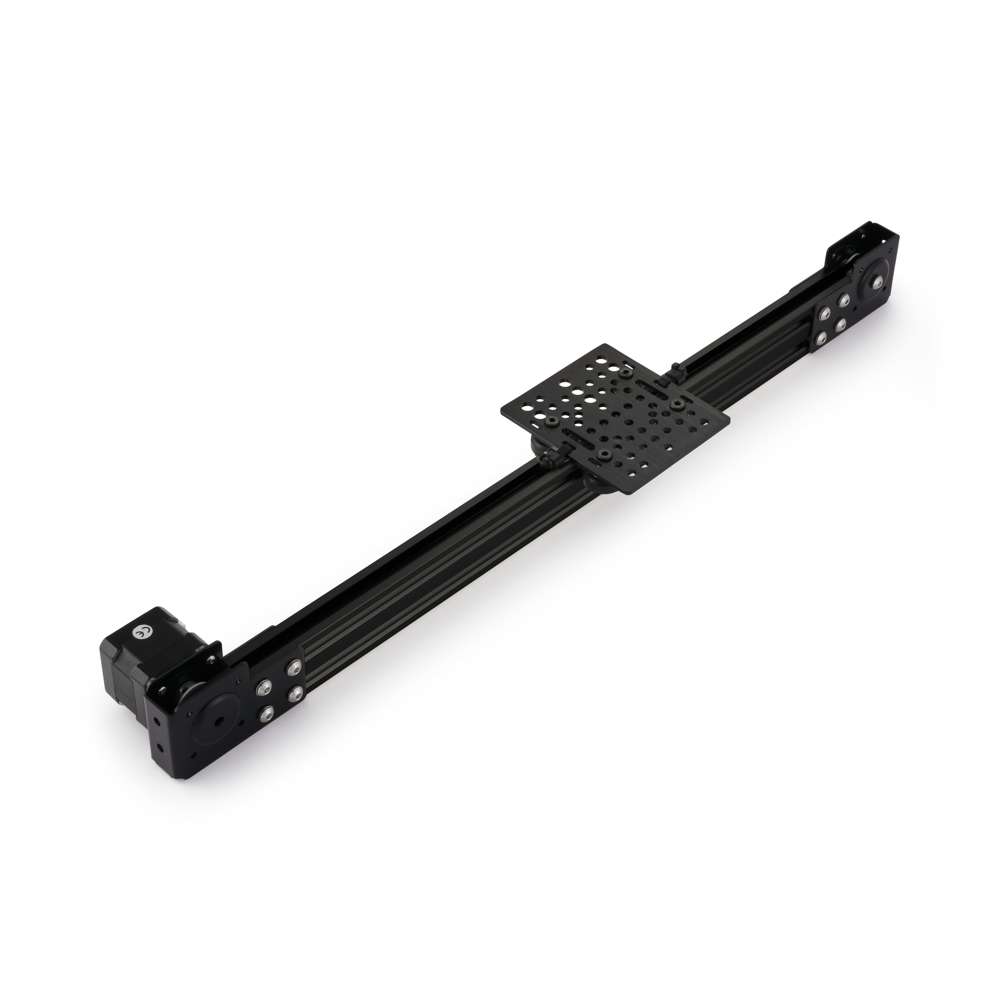 1 x Modular Belt Drive Actuator - 20x40mm - 500mm - Black - V-Slot Gantry Plate - Medium