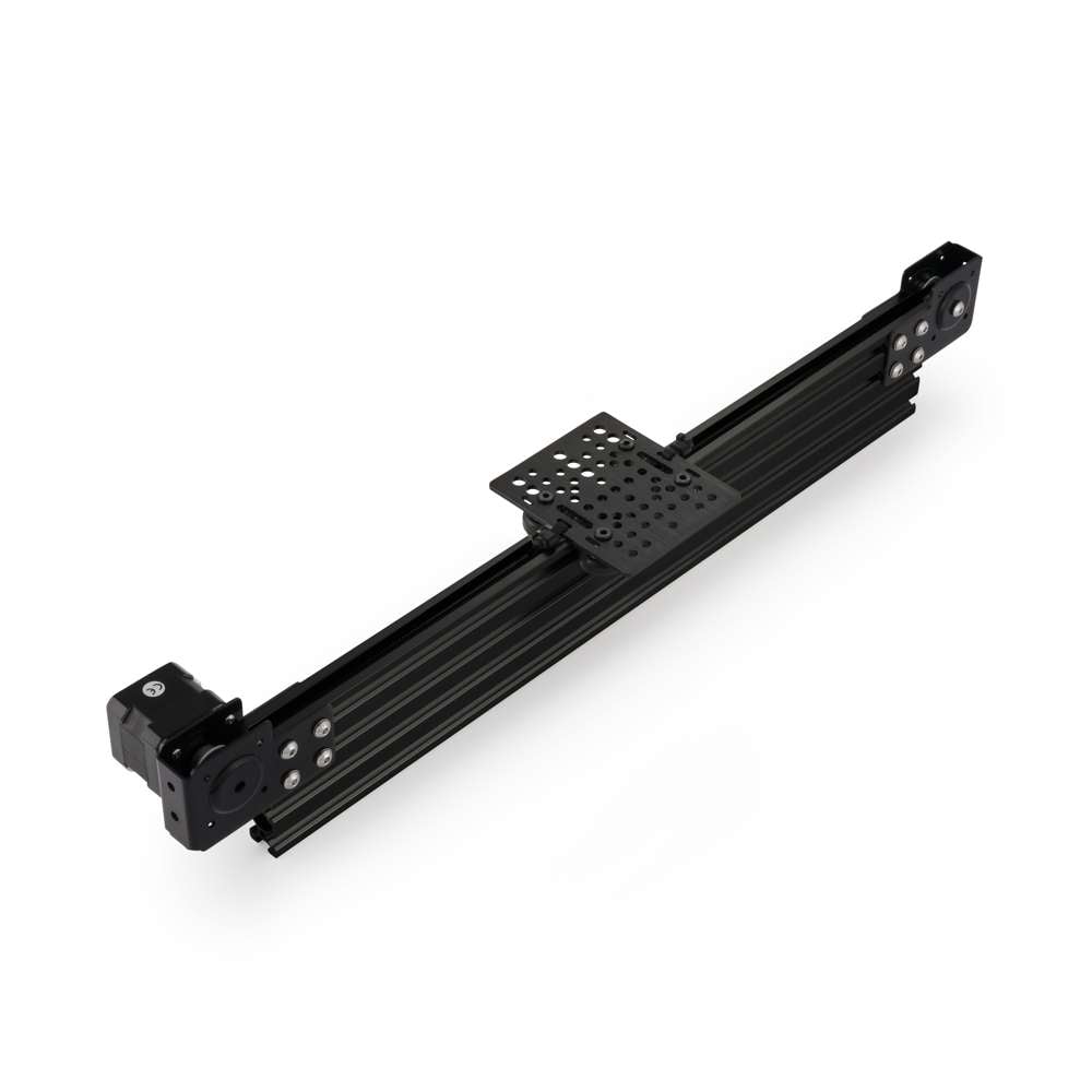 1 x Modular Belt Drive Actuator - 20x80mm - 2000mm - Black - V-Slot Gantry Plate - Medium