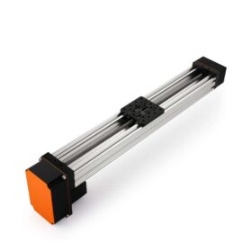 1 x C-Beam Screw Drive Actuator - Rear Mount - 1000mm - Silver - Gantry Plate - Medium