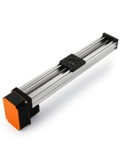 1 x C-Beam Screw Drive Actuator - Compact - Rear Mount - 500mm - Silver - Gantry Plate - Medium