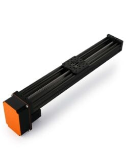 1 x C-Beam Screw Drive Actuator - Compact - Rear Mount - 500mm - Black - Gantry Plate - Medium