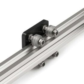 Mini V-Slot Wheel - Polycarbonate On Gantry Plate