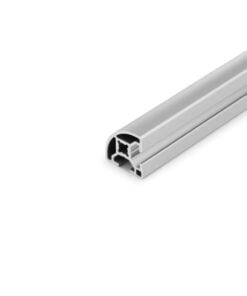 1 x Aluminium Extrusion Profile - T-Slot - 30x30mm - 90 Degree Radius - Silver - Cut to Size