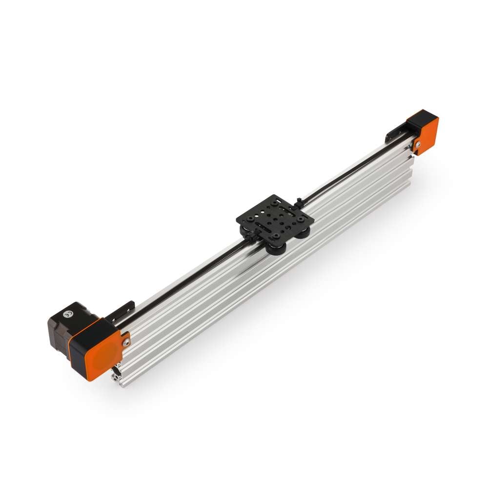 1 x Belt Drive Actuator - NEMA17 - 20x80mm - 250mm - Silver - V-Slot Gantry Plate - Small