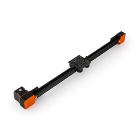 1 x Belt Drive Actuator - NEMA17 - 20x20mm - 1500mm - Black - V-Slot Gantry Plate - Small