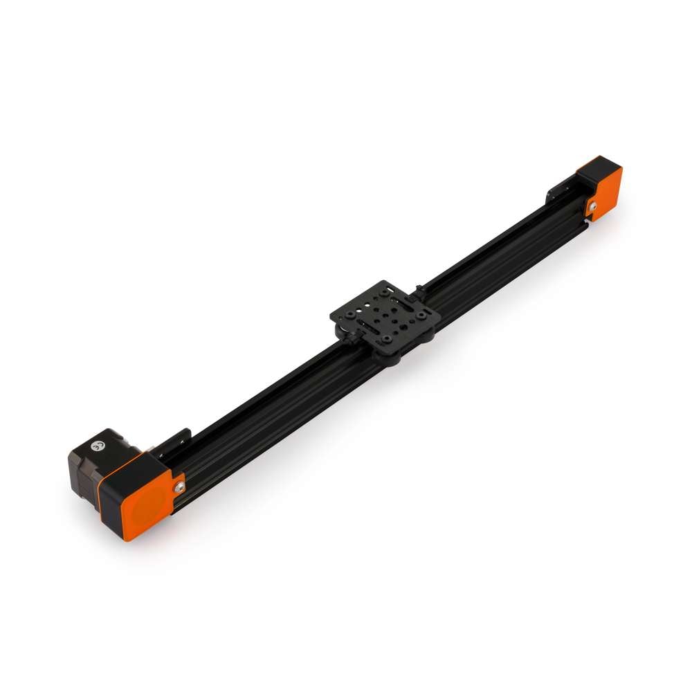 1 x Belt Drive Actuator - NEMA17 - 20x40mm - 2000mm - Black - V-Slot Gantry Plate - Small