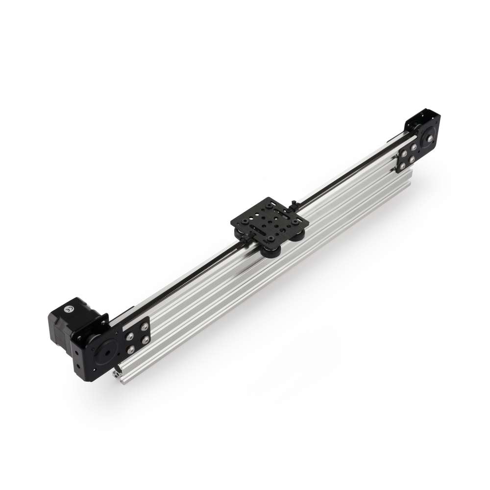 1 x Modular Belt Drive Actuator - 20x80mm - 500mm - Silver - V-Slot Gantry Plate - Small