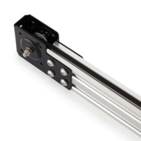 Modular Belt Drive Actuator - 20x40mm - 1500mm - Black - V-Slot Gantry Plate - Small - Additional mount detail