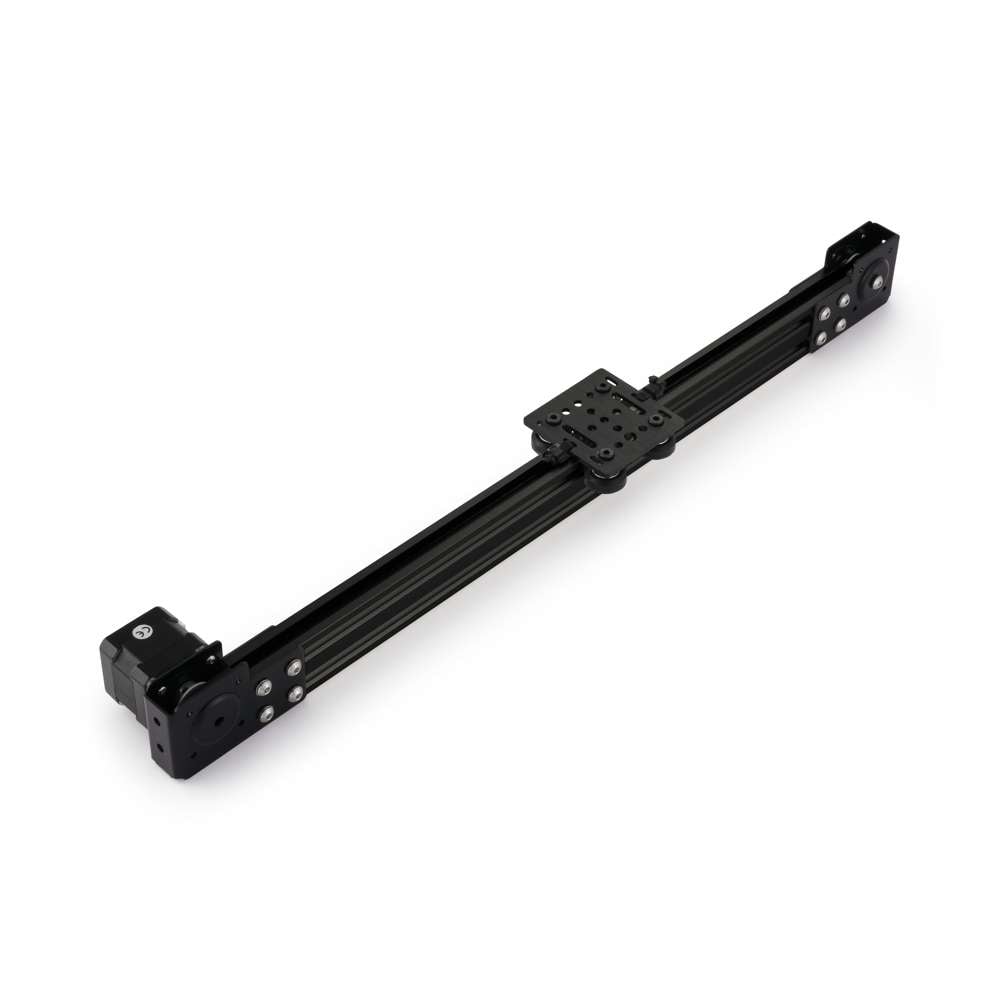 1 x Modular Belt Drive Actuator - 20x40mm - 3000mm - Black - V-Slot Gantry Plate - Small