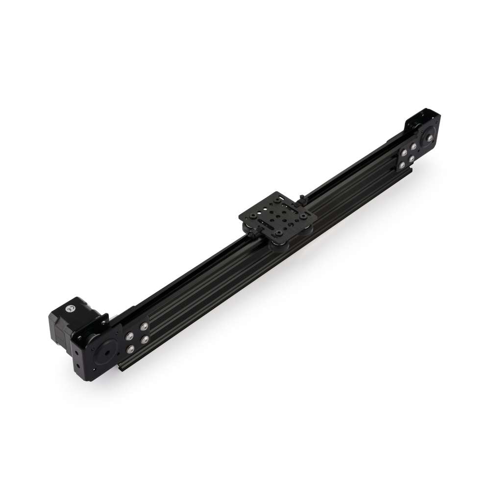 1 x Modular Belt Drive Actuator - 20x60mm - 1000mm - Black - V-Slot Gantry Plate - Small
