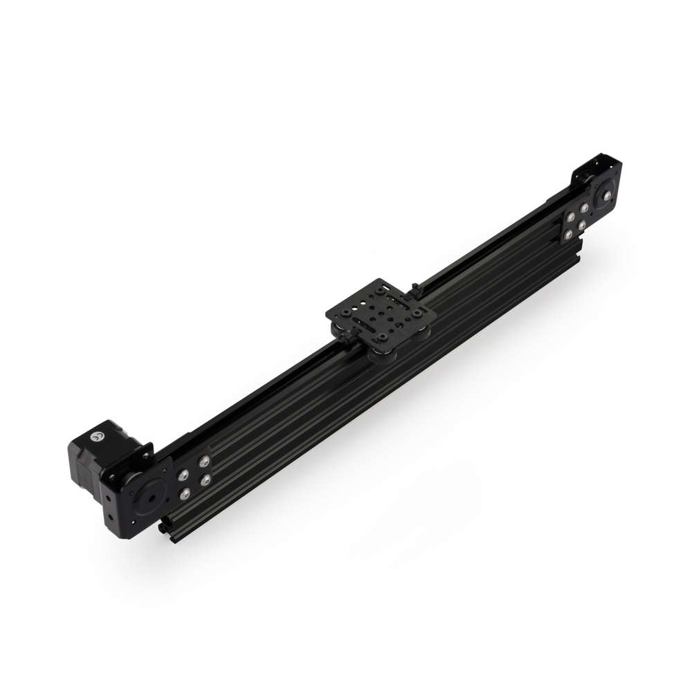 1 x Modular Belt Drive Actuator - 20x80mm - 250mm - Black - V-Slot Gantry Plate - Small
