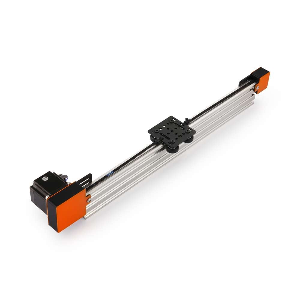 1 x Belt Drive Actuator - NEMA23 - 20x60mm - 2000mm - Silver - V-Slot Gantry Plate - Small