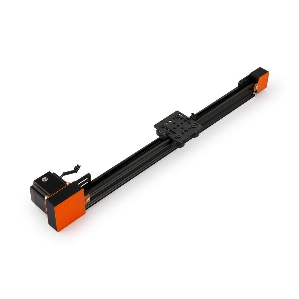 1 x Belt Drive Actuator - NEMA23 - 20x40mm - 500mm - Black - V-Slot Gantry Plate - Small