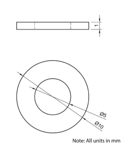 Technical Drawing Of Wheel Shim